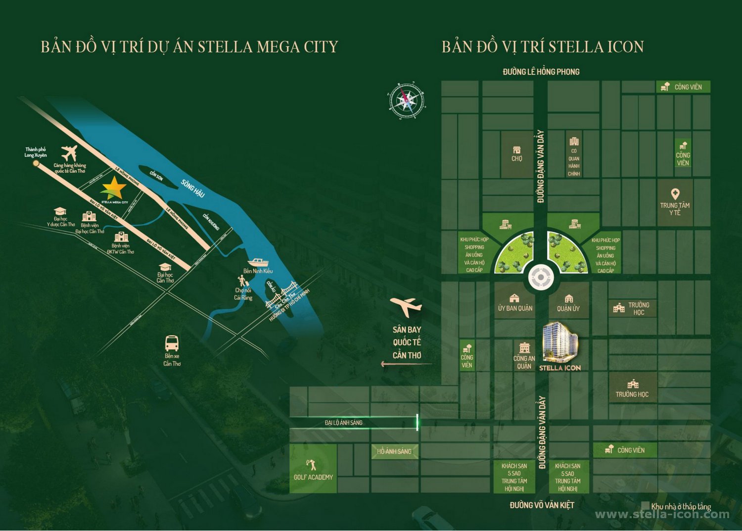 Vị trí địa chỉ KITA Airport City Cần Thơ