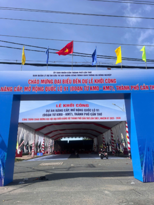 Lễ Khởi Công Dự Án Nâng Cấp Mở Rộng Quốc Lộ 91 Thành Phố Cần Thơ